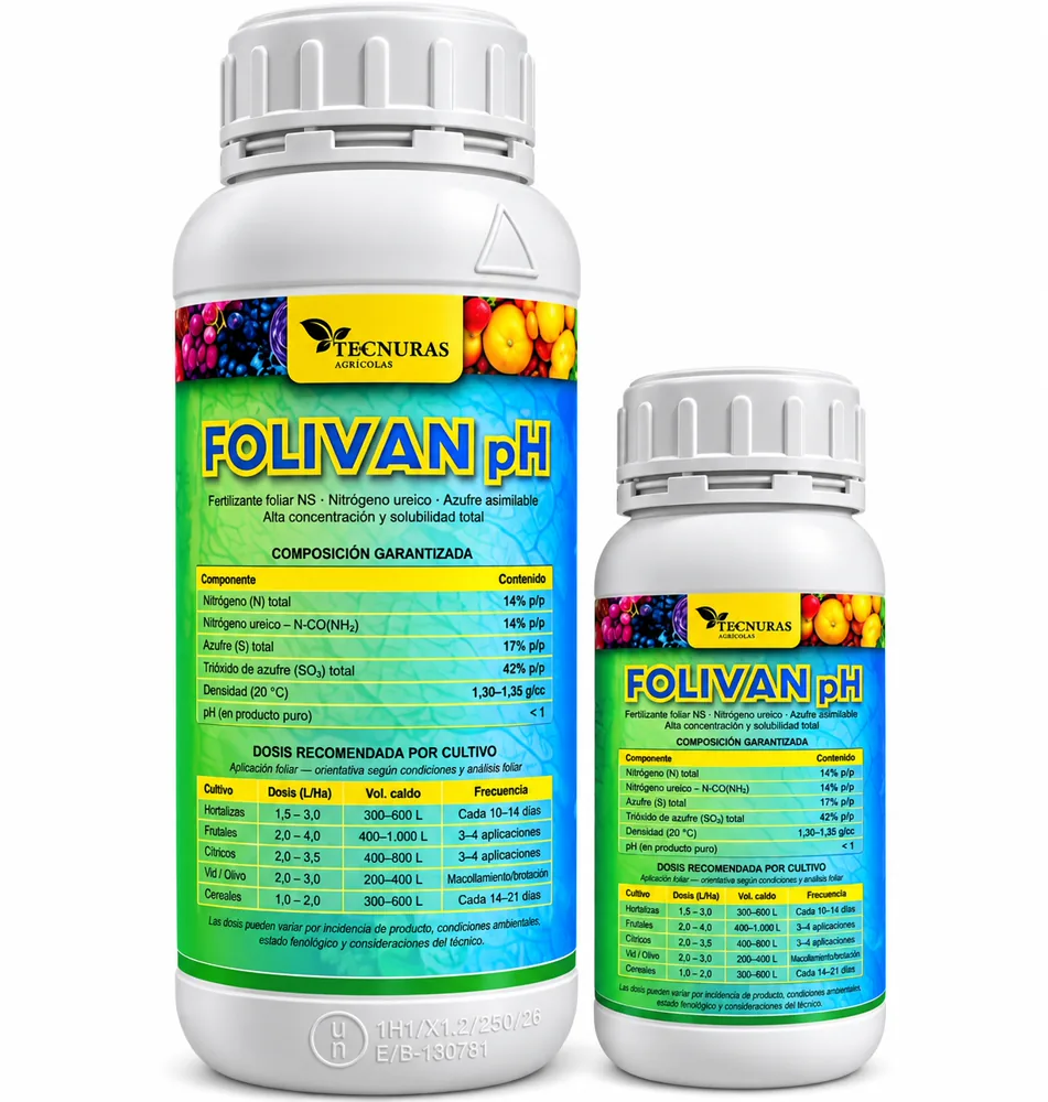 Folivan pH en Agrohierro