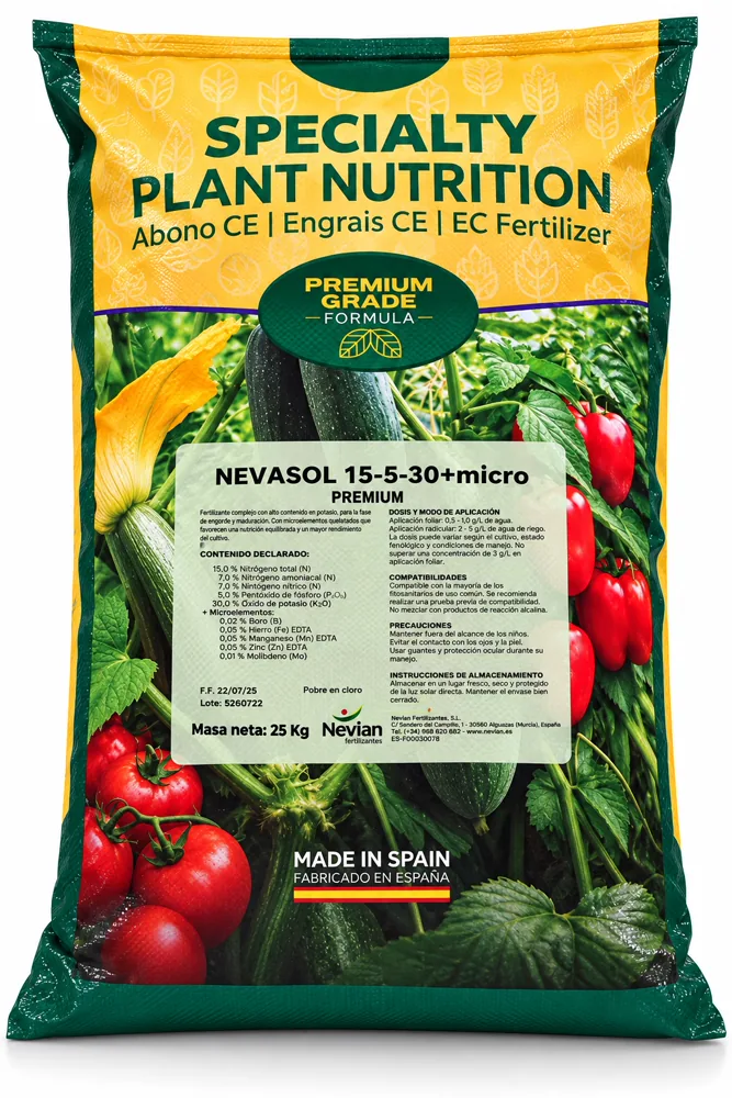Nevasol 15-5-30 + micro en Agrohierro