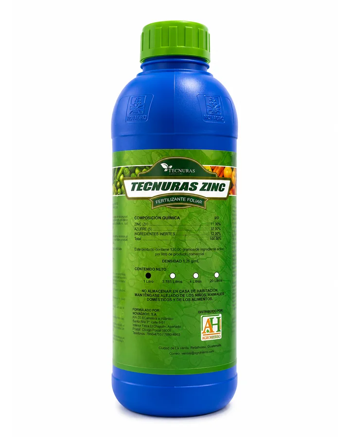 Producto Zinc de Tecnuras Agrícolas